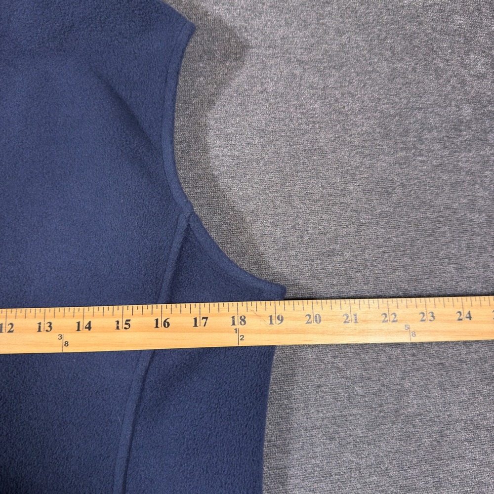 Patagonia Synchilla Vest Womens Medium Navy Blue Fleece Full Zip Sleeveless - Picture 4 of 8